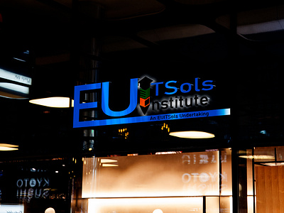 EUITSOLS INSTITUTE Logo Design (design by rj prince)