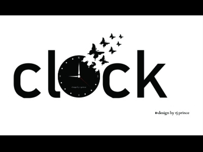 Clock Logo Design (design by rj prince) branding design icon illustration logo