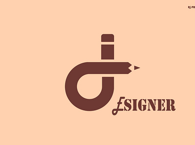 "d" Logo Design (design by rj prince ) icon logo