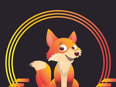 Fox Illustration (design by rj prince ) branding design icon illustration logo