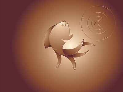 Golden Ratio Fish Logo Design (design by rj prince) branding design icon illustration logo