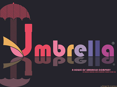 Umbrella Logo Design (design by rj prince) branding design icon illustration logo