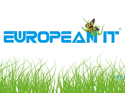 European It Logo Illustration (design by rj prince) icon illustration logo