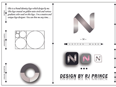 'N' Letter Mark Logo (design by rj prince)