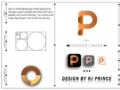 'P' Letter Mark Logo (design by rj prince)