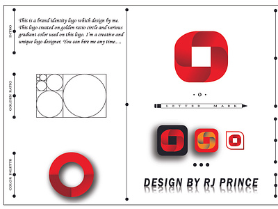 'O' Letter mark Logo Design (design by rj prince)