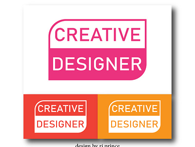 'CREATIVE DESIGNER' Logo Design (design by rj prince) branding design icon logo
