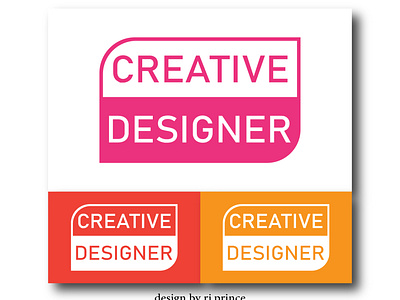 'CREATIVE DESIGNER' Logo Design (design by rj prince)