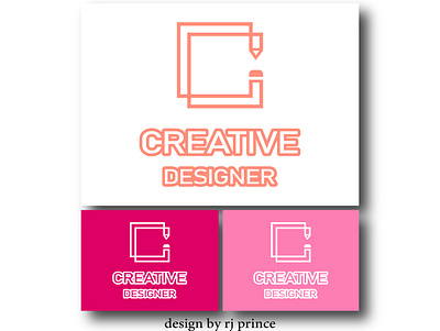 'CREATIVE DESIGNER' Logo Design (design by rj prince) branding design icon logo
