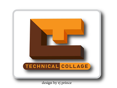 'Technical Collage' Logo Design (design by rj prince) branding design icon illustration logo typography