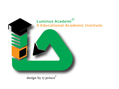 Luminus Academi Educational Logo Design (design by rj prince) branding brochure design business card calendar design design icon illustration logo typography ux