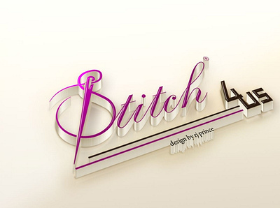 Stitch Logo Design (design by rj prince) banner design branding business card design icon illustration letterhead logo typography ui