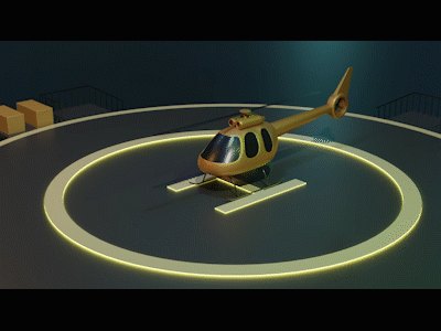 Cute Helicopter Loop Animation | Blender 3d 3d animation 3d modeling after effects animated gif animation blender blender3d cgi design graphic design helicopter motion graphics nft toy ui
