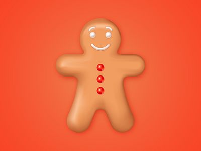 Gingerbread man cookie gingerbread illustration man merry christmas