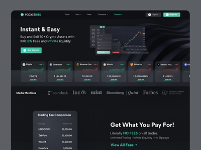 PocketBits Landing Page