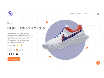 Shoe Store User Interface Web Design