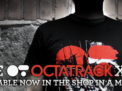 Octatrack Xerox Tee black elektron octatrack red tee tshirt xerox