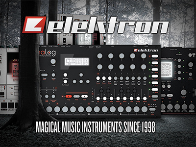 Elektron Analog Four Broschure Cover elektron forest knockout machinedrum monomachine octatrack synthesizer