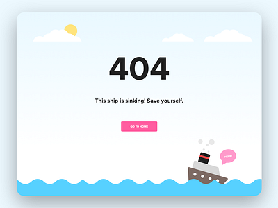 Daily UI #008 - 404 Page