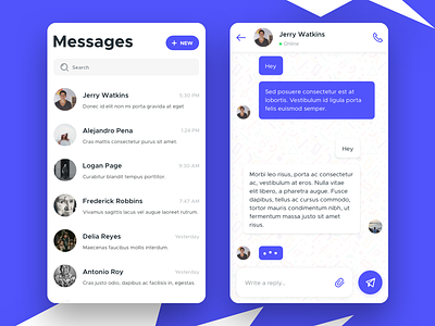 Daily UI #013 - Direct Messaging chat dailyui message messaging