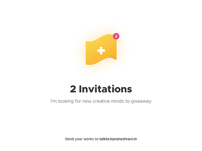 2x Dribbble Invite