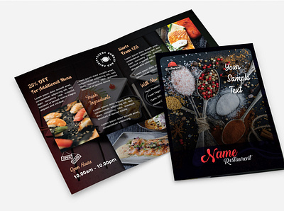 Bi Fold Brochure brochure brochure design brochure layout business brochure business brochure design catalog catalog design company profile corporate brochure design flyer food menu graphic graphic design graphic designer graphixtion illustration poster professional restaurant