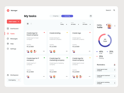 Task management web app