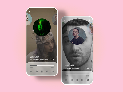 Music app UI