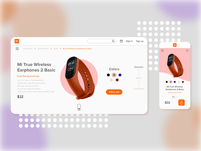 Xiaomi web/app redesign