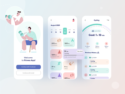Mobile App Concept- Fitness Activity