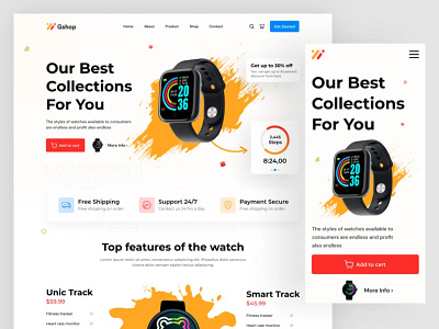 Online Shop Concept design illustration ui