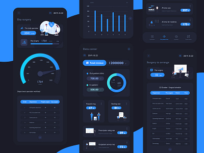 APP Data center UI design