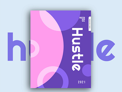 #Hustle design minimal poster