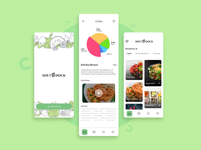 Diet Dock #1 diet app simplistic ui