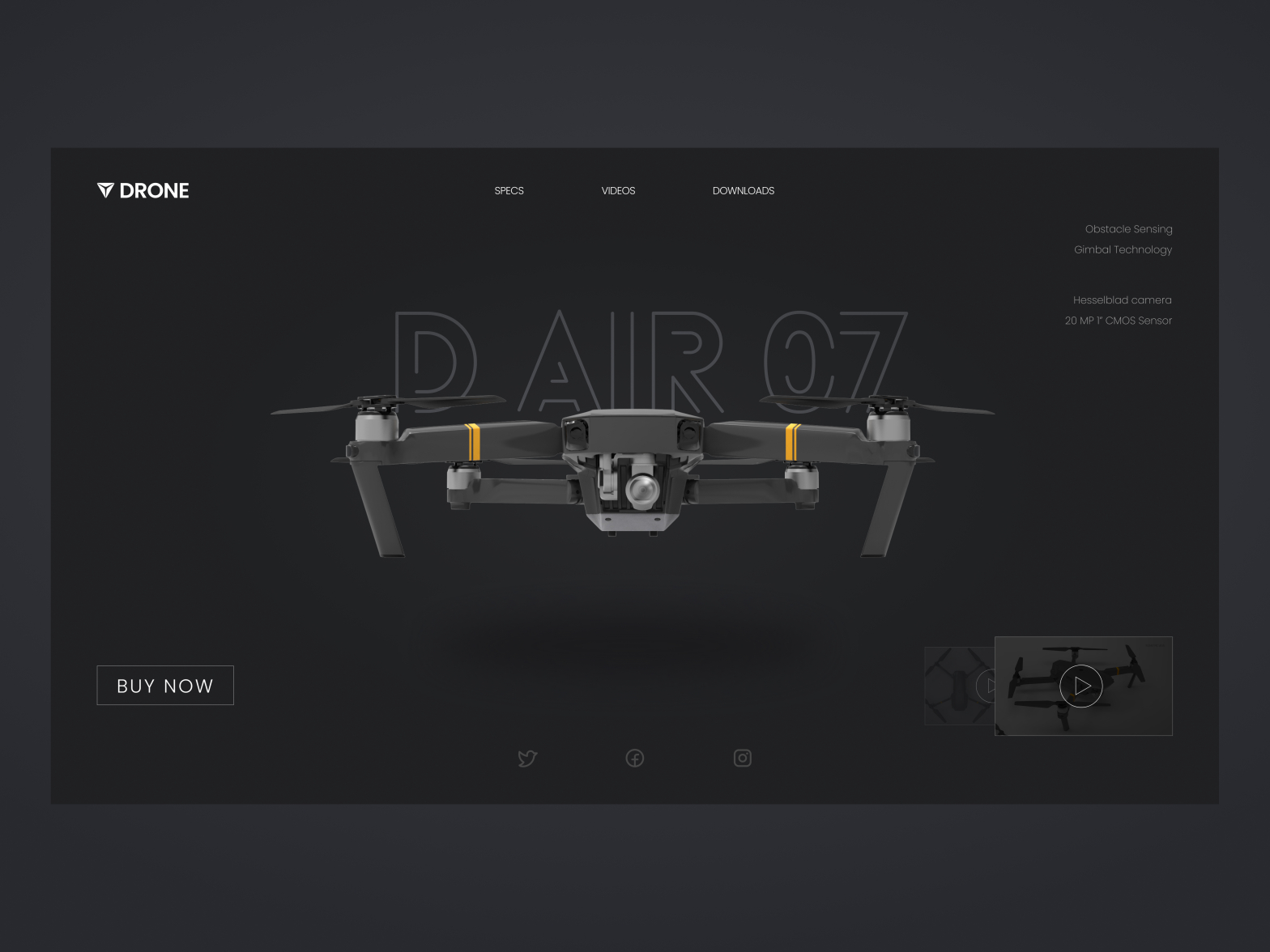 quad air drone website