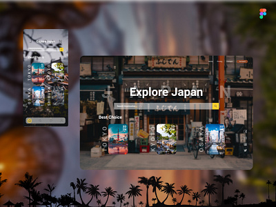 Japan Travels Website/Mobile Apps mobile apps product ui user interface website