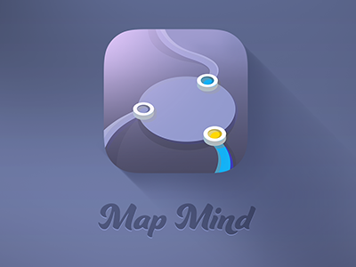 Map Mind Icon icon ios map mind old