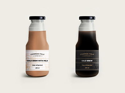 Common Folk Cold Brew branding coffee logo philippines