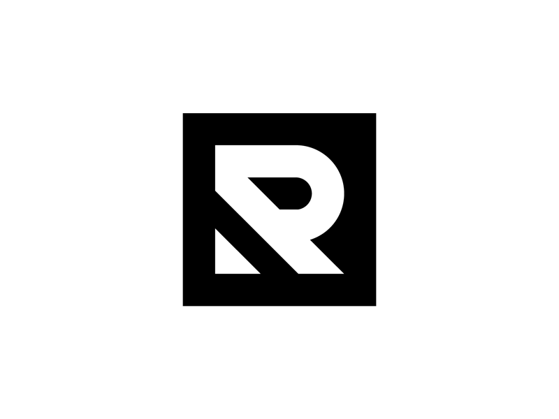 RVR Architecture & Design brand identity branding logo r