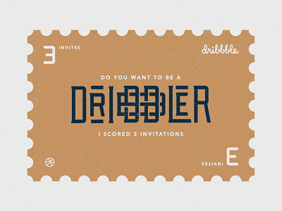 I have 3 invites! dribbble dribbbleinvites invitation