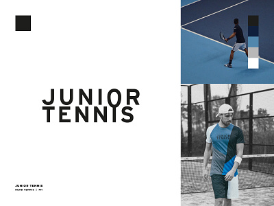 Junior Tennis brand identity branding logo philippines type