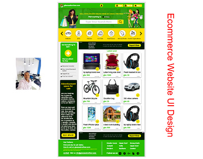 Professional E-commerce website UI Design