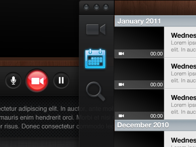 Monologue Video Diary app icon mac record ui