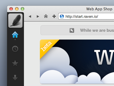 The new look... app browser mac raven