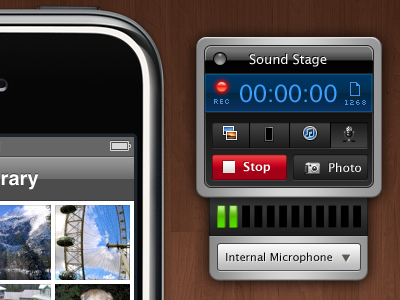 Sound Stage app desktop iphone mac record. video