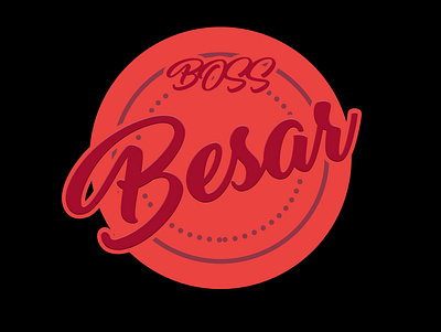 BOSS BESAR design distro icon illustration logo logotype