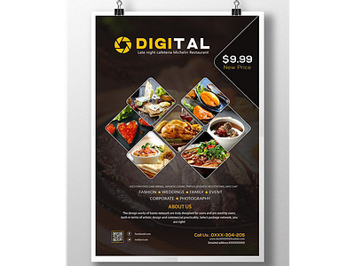 Food menu design