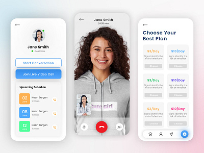 Health Care Mobile App appdesign healthcare mobile app design