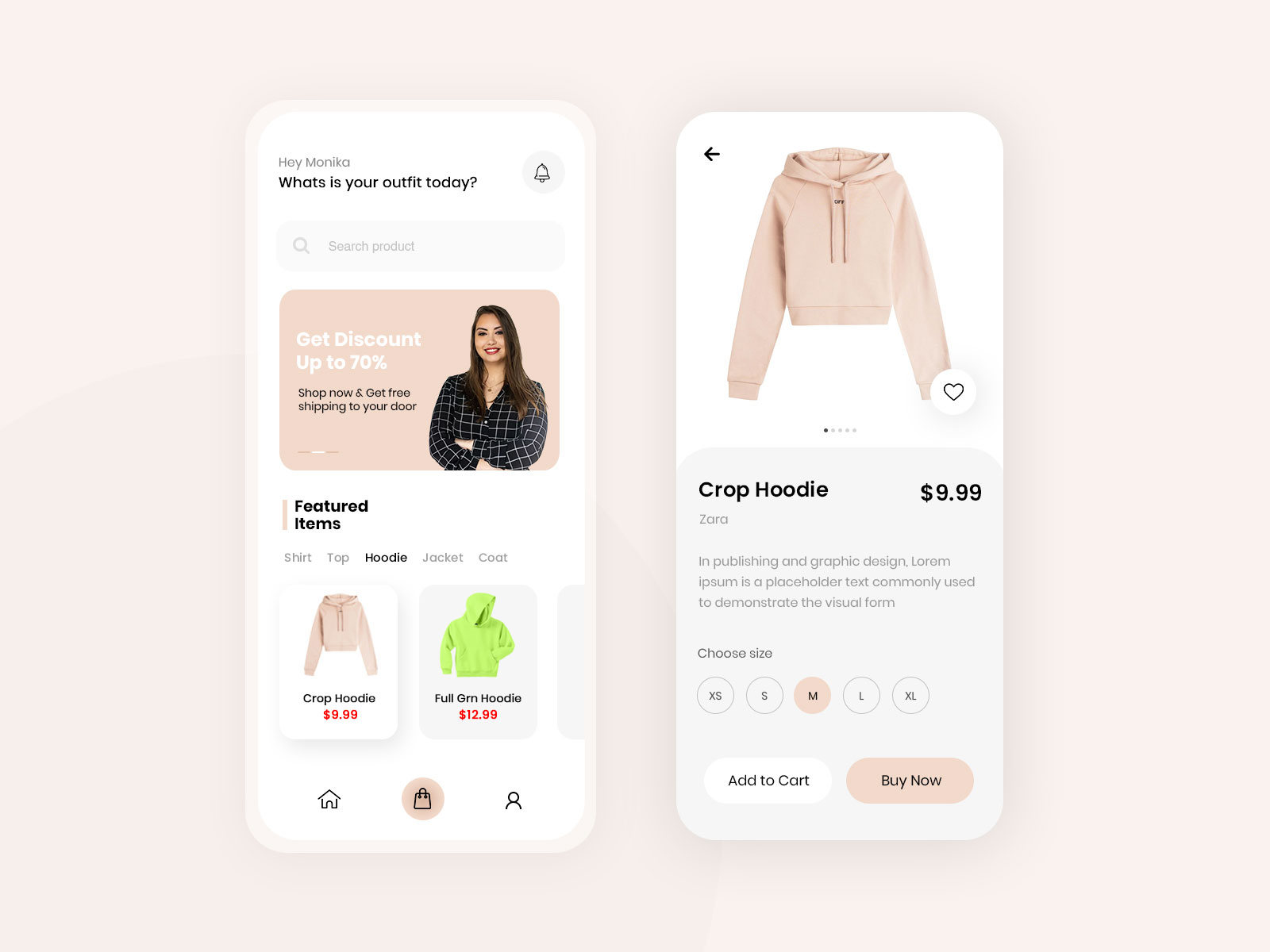 E-Commerce Mobile App Design by PegaLogics on Dribbble