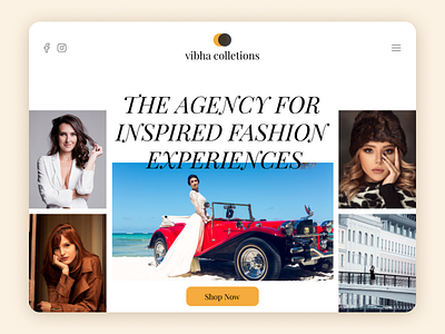 Fashion home page design appdesign design ecommerce fashion homepage ui design website